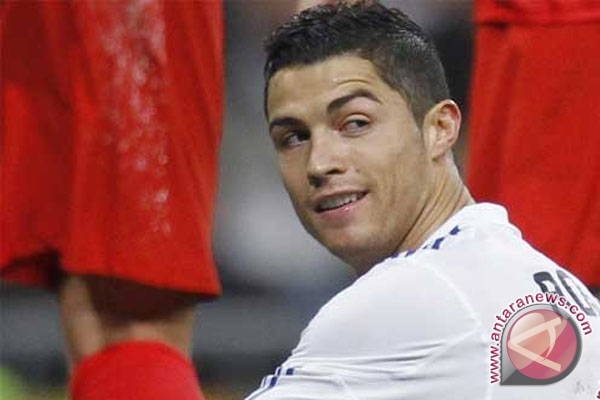 Pemain Real Madrid Cristiano Ronaldo. (FOTO.ANTARA/REUTERS/Susana Vera