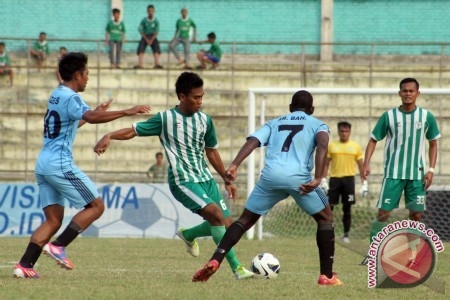 kompetisi Divisi Utama Liga Indonesia di Stadion Teladan Medan, Rabu