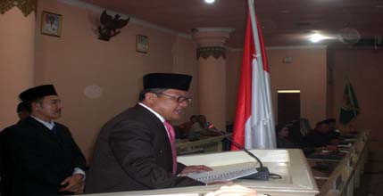 Sampaikan Visi Misi