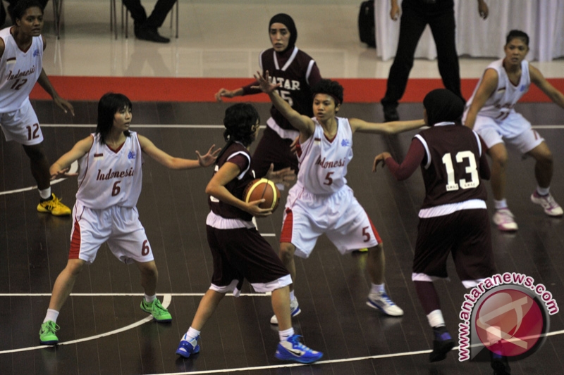 Tim basket putri Indonesia pecundangi Qatar  Antara News 