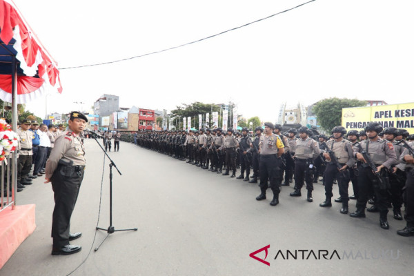 750 personel Polda Maluku ditempatkan di Polres