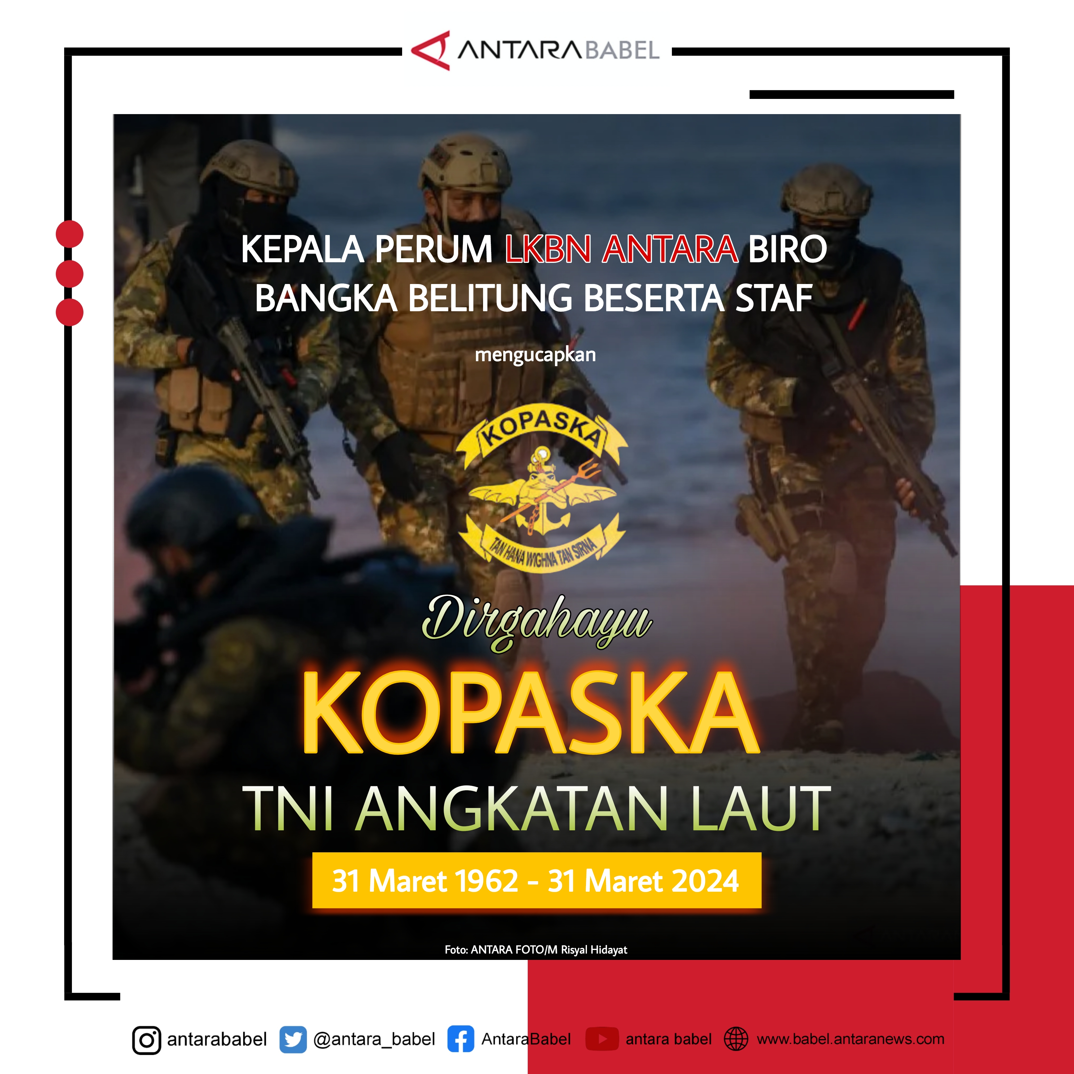 Dirgahayu ke-62 Kopaska TNI AL