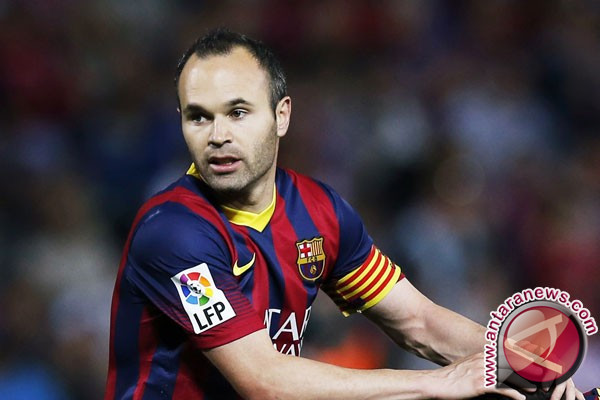 Barcelona menang atas Sociedad pada pertandingan perpisahan Iniesta