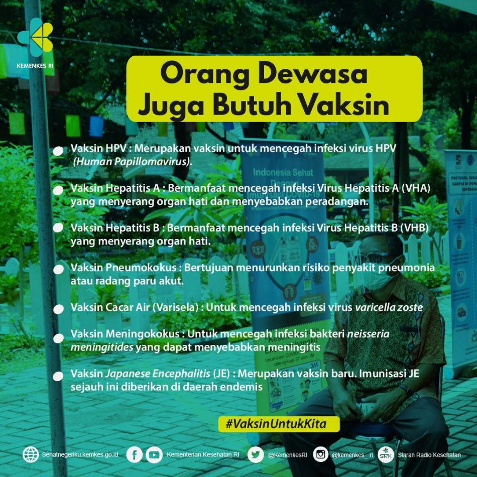 Orang Dewasa Juga Butuh Vaksin