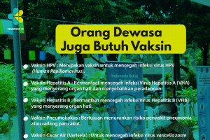 Orang Dewasa Juga Butuh Vaksin