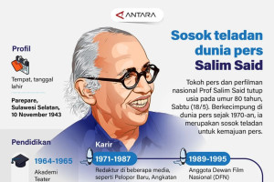 Sosok teladan dunia pers Salim Said