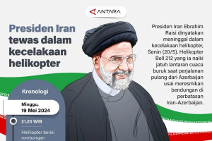 Presiden Iran tewas dalam kecelakaan helikopter