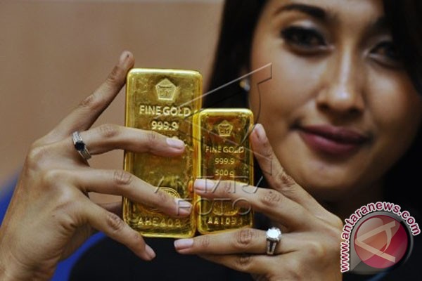 Harga emas berjangka turun tertekan penguatan dolar AS