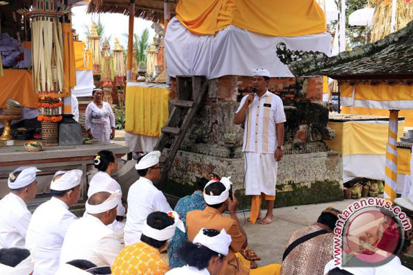 Wagub Bali Menghadiri Ritual Adat di Bangli
