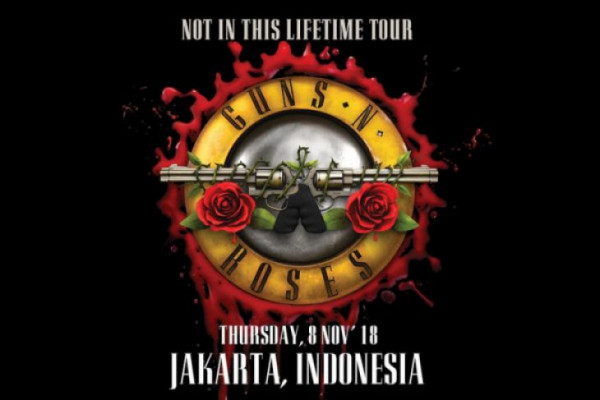 November, Guns N' Roses kembali konser ke Indonesia