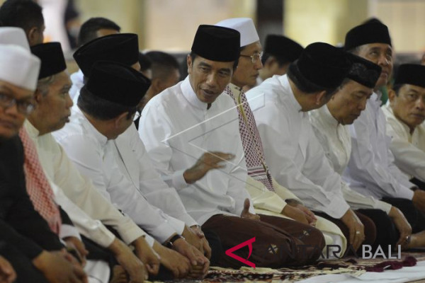 Presiden Jokowi ucapkan