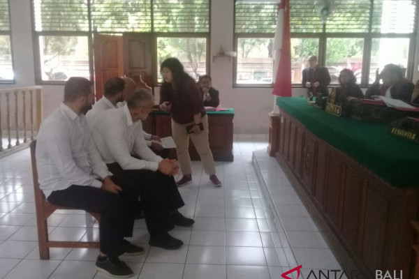 Pengadilan Negeri Denpasar sidangkan empat warga Bulgaria