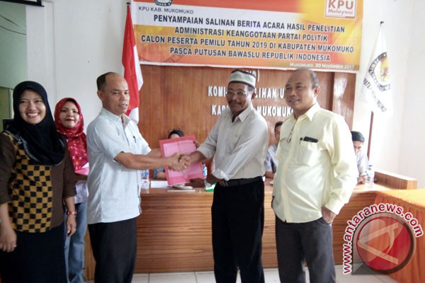 Partai Rakyat Rejang Lebong Salah Memasukan Data