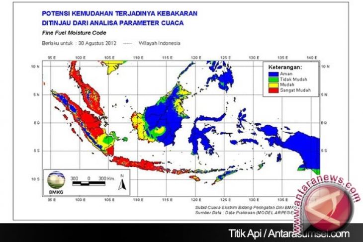 Sepuluh titik panas terdeteksi di Aceh - ANTARA News Aceh