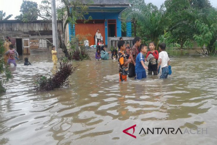 Banjir melanda 17 desa di Nagan Raya