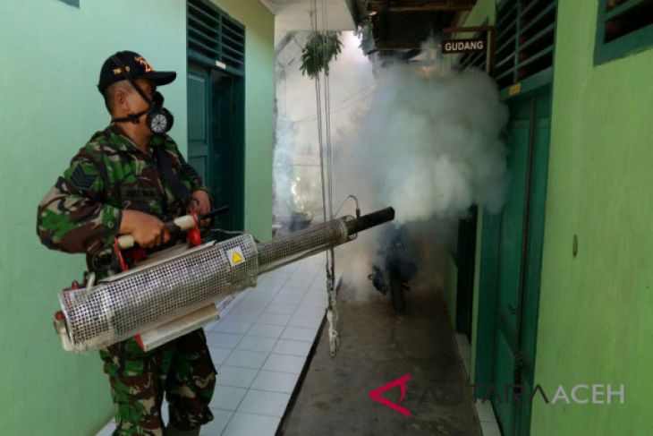 Detasemen Kesehatan Iskandar Muda lakukan fogging