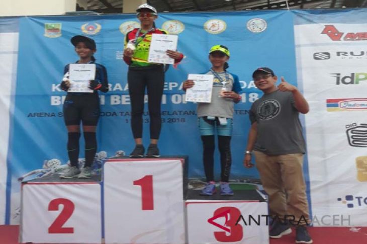 Atlet sepatu roda raih medali kejuaraan nasional