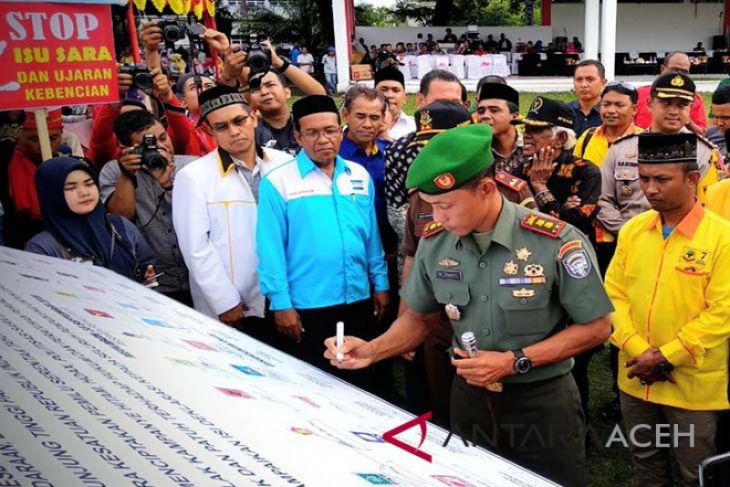 Dandim Aceh Barat ajak wujudkan pemilu damai