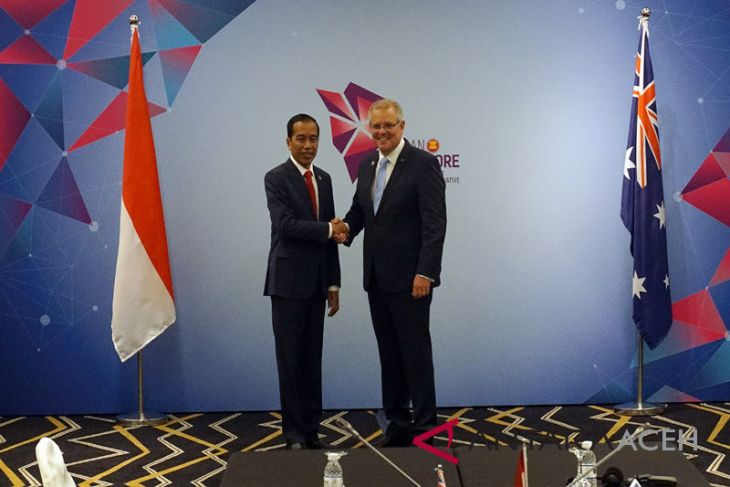 Jokowi - Morrison bahas kerjasama
