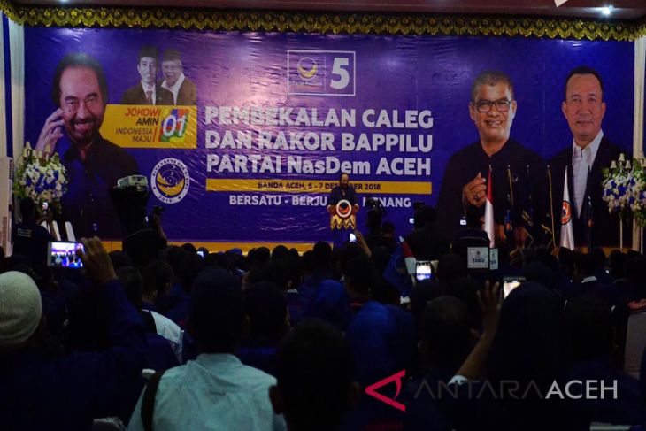 Surya Paloh ajak caleg berjuang wujudkan Aceh hebat