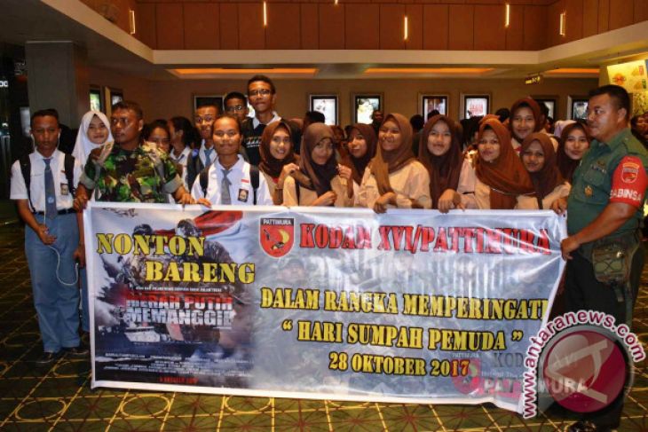 Kodam Pattimura Gelar Nobar