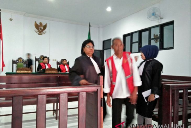 Pengadilan vonis kakek cabul empat tahun penjara