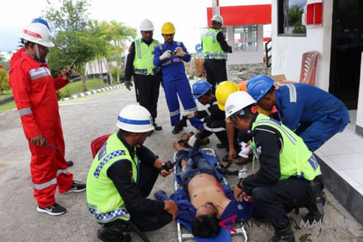 Tanki depot Pertamina Labuha