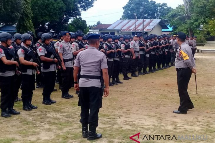 Polres Malra terima pasukan BKO dari Polda