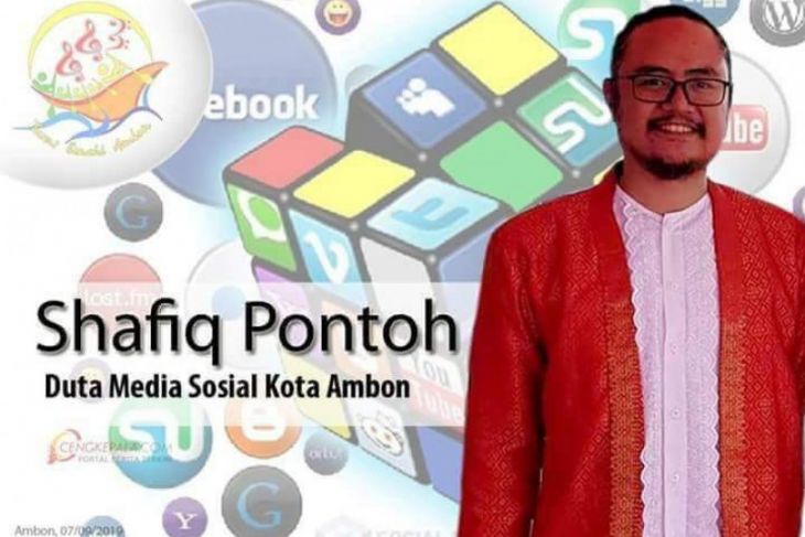 Shafiq Pontoh duta medsos Ambon