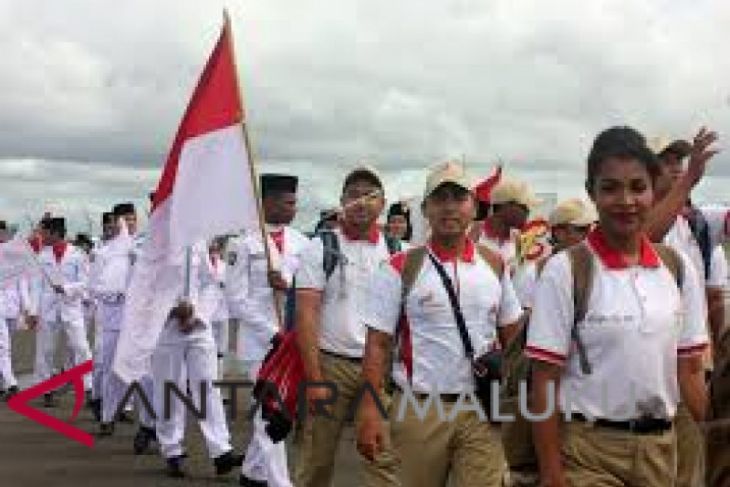 Kirab Pemuda Nusantara singgahi kota Ambon