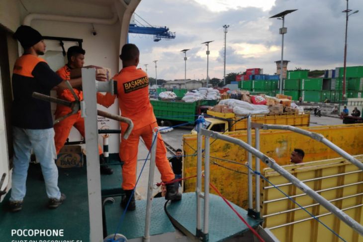 Basarnas Ternate salurkan bantuan untuk korban Sulteng