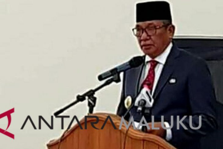 Thaher Hanubun pidato perdana di DPRD Malra