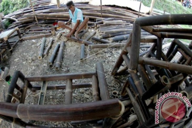 Denyut Kerajinan  Bambu  Bangli tak Pernah Terhenti ANTARA 