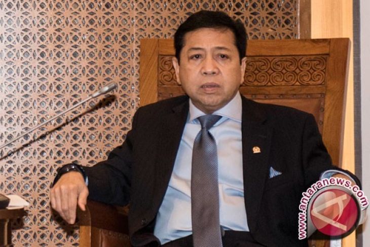 Setya Novanto Hadiri Rapim Perdana Pasca Sakit