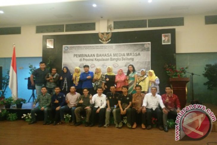 Kantor Bahasa Babel Gelar Pembinaan Bahasa Media