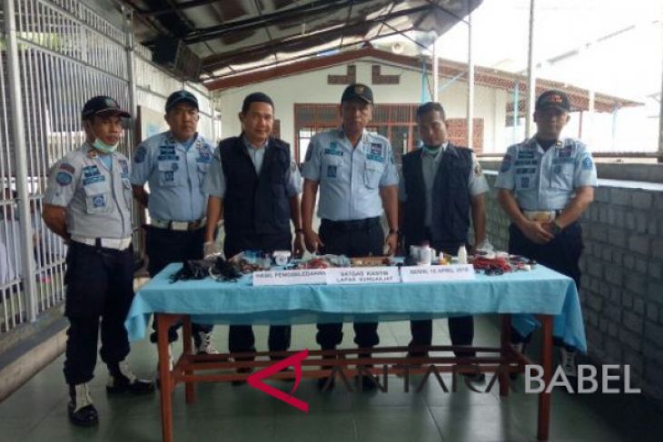 Kemenkumham Babel geledah Lapas Bukit Semut Bangka