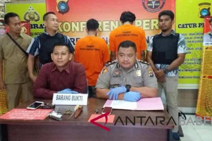 Polisi Bangka Tengah tembak bandar sabu-sabu