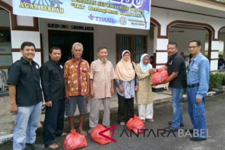 IKT Muntok salurkan bantuan paket sembako