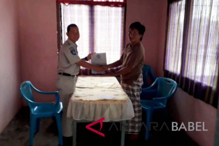 Jasa Raharja Babel santuni korban kecelakaan