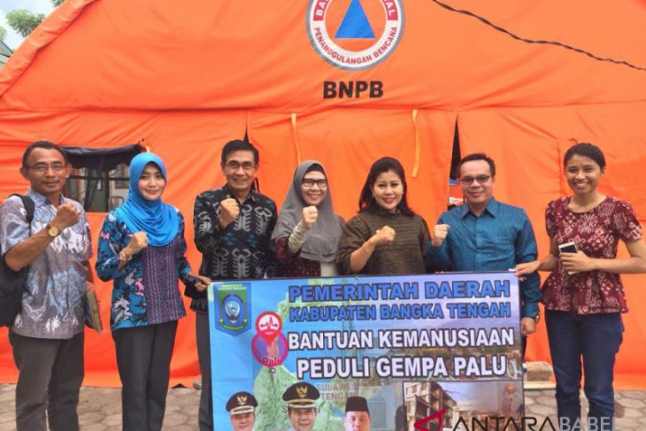 Pemkab Bangka Tengah salurkan bantuan untuk pembangunan di Sulteng