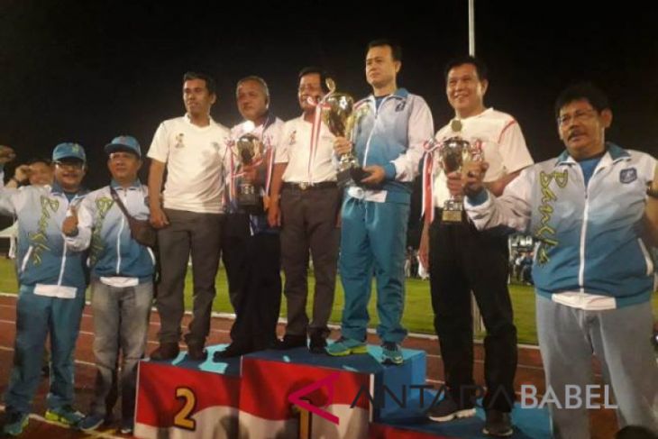 Bangka Tengah memperoleh medali terbanyak di Porprov V Babel