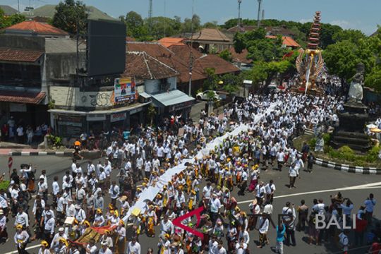 Ngaben akbar Puri Denpasar