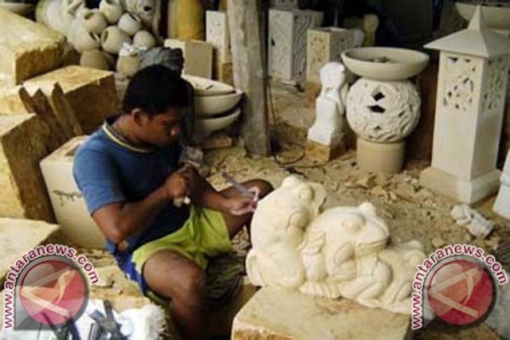 Patung Kodok Bahan Batu Padas Laris ke AS ANTARA News Bali