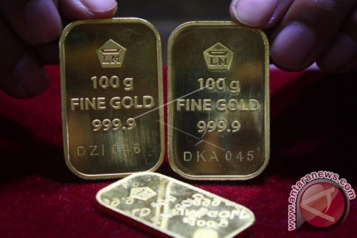 Emas berjangka naik didukung pelemahan dolar AS
