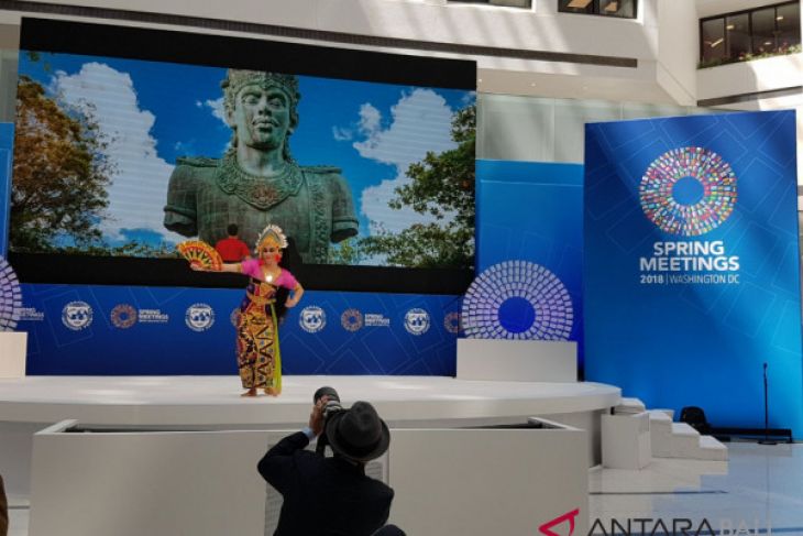 Pertemuan pendahuluan IMF-Bank Dunia, Tari Bali tampil di AS