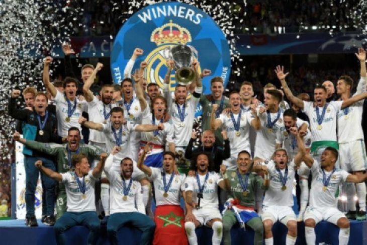 Real Madrid juara Liga Champions tiga musim beruntun