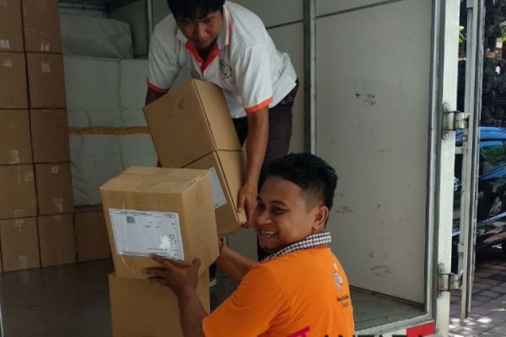 KPU Bali mulai distribusikan surat suara ke Tabanan