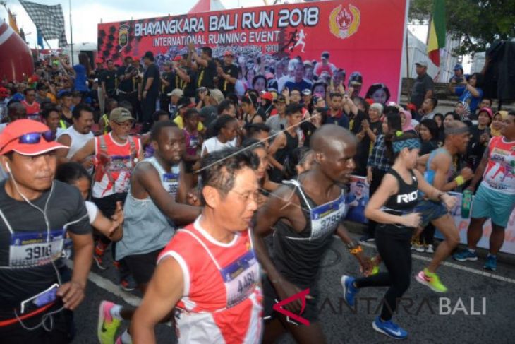 Sepuluh Atlet Kenya sabet juara Bhayangkara Run
