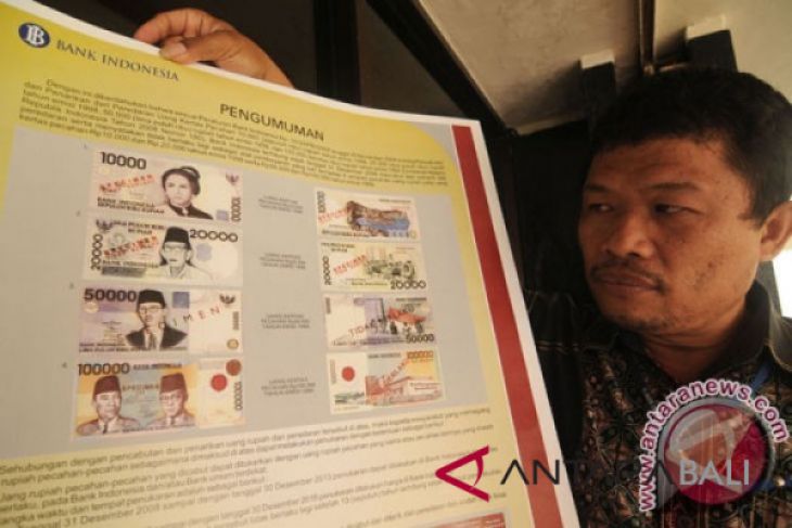 Empat pecahan uang lama ditukar paling lambat 2018