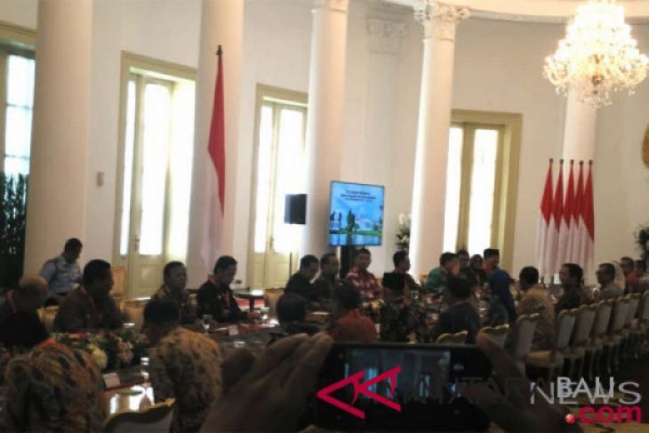 Presiden bertemu para wali kota di Istana Bogor